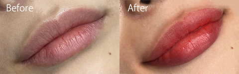 リップアートビフォーアフター